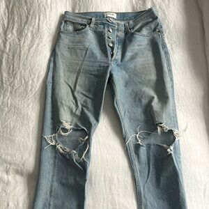 Agolde Jeans (Riley Straight Crop)